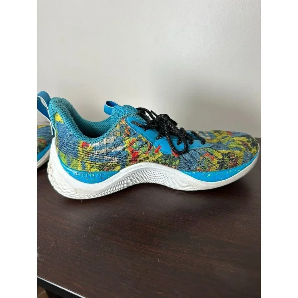 Under Armour Curry Flow 10 Sour Patch Kids Shoes 3025622 Mens Size 10 - Picture 5 of 15